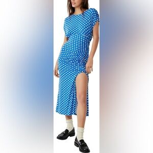 Free People Lakeside Print Midi Dress